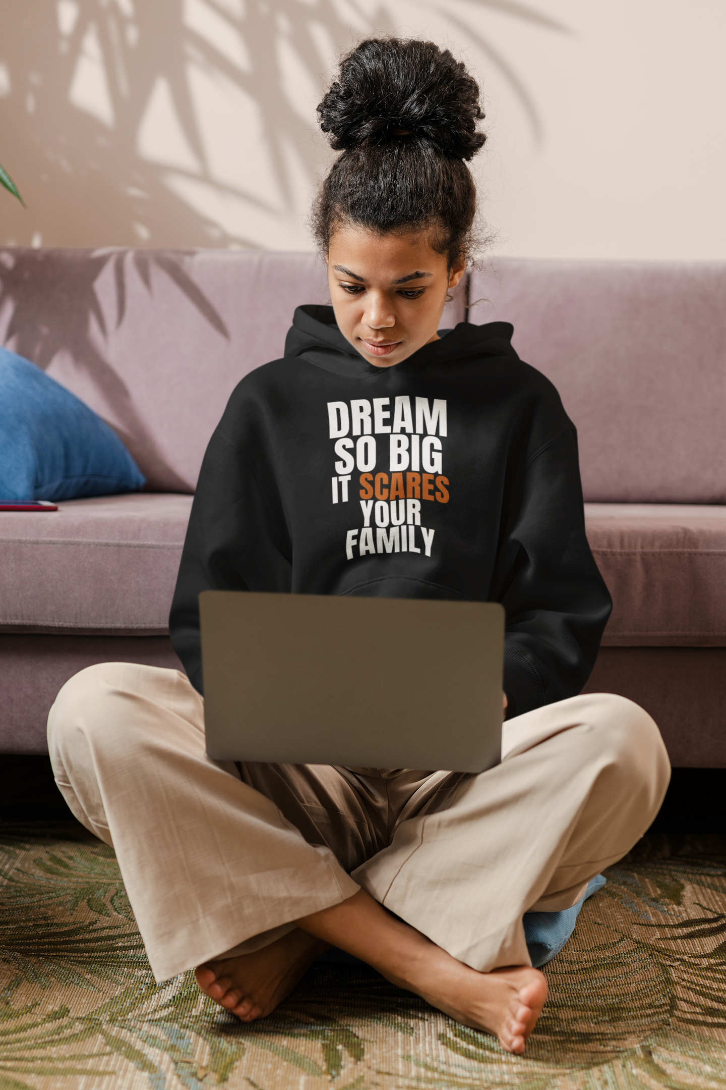 Dream So Big Hoodie – Premium Motivational Hoodie for Relentless Mindsets